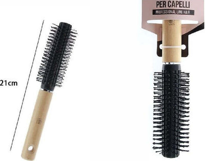 Spazzola Hair Stylist Con Manico Legno Acconciatura Capelli Professionale 21 Cm Salute e Bellezza > Cura dei Capelli > Spazzole per capelli Trade Shop italia - Napoli, Commerciovirtuoso.it