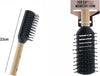 Spazzola-Hair-Stylist-Con-Manico-Legno-Acconciatura-Capelli-Professionale-22cm