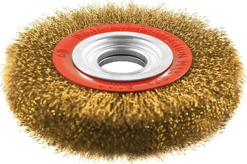 Spazzola-In-Acciaio-150-Mm-Per-Smerigliatrice-Mola-Da-Banco-Tools