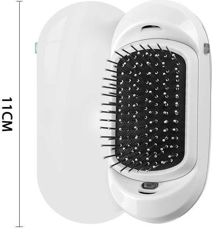 Spazzola Ionica Elettrica Districante Scioglie Nodi Ioni Antistatica Vibrante Bellezza/Cura dei capelli/Strumenti per lo styling/Modellatori ad aria calda Trade Shop italia - Napoli, Commerciovirtuoso.it