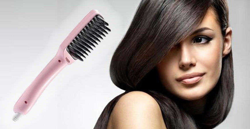 SPAZZOLA IONICA ELETTRICA RISCALDANTE LCD SNODA LISCIA CAPELLI LISCI 2 IN 1 PTC Bellezza/Cura dei capelli/Strumenti per lo styling/Modellatori ad aria calda Trade Shop italia - Napoli, Commerciovirtuoso.it