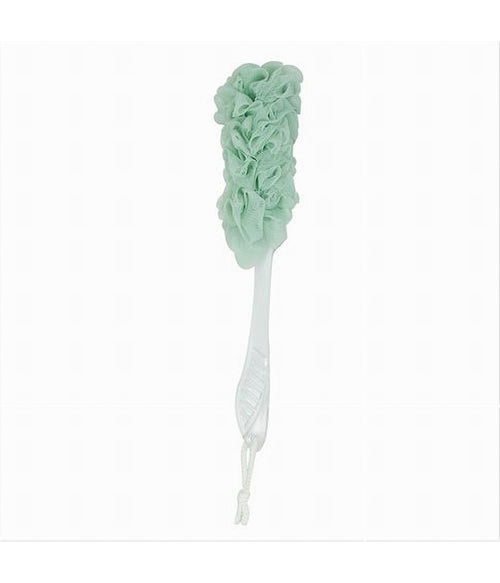 Spazzola Lavaschiena Esfoliante Bagno Doccia Spugna Verde Manico Scrubber 79602