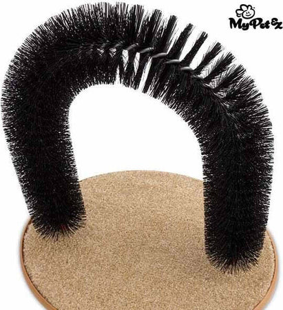 SPAZZOLA MASSAGGIATORE PER GATTI ARCO ARCHETTO PER GATTI CON BASE TIRAGRAFFI Prodotti per animali domestici/Gatti/Accessori per toilette/Spazzole Trade Shop italia - Napoli, Commerciovirtuoso.it