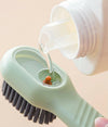 Spazzola-multifunzione-con-dispenser-di-liquido-per-cura-scarpe-pulizia-vestiti-e-bucato