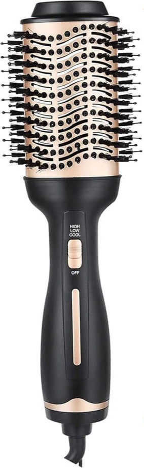 Spazzola Multifunzione per Capelli Hot Air Comb con 3 Temperature e 2 Livelli di Flusso d'Aria per Acconciatura Negativa per tutti i tipi di capelli - EX DEMO