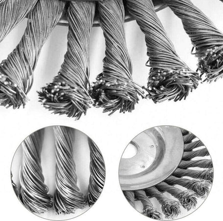 Spazzola per decespugliatore disco da diserbo in acciaio zincato, rimuovi erbacce, muschio e rovi Fai da te/Attrezzi elettrici da giardinaggio/Accessori per utensili elettrici/Accessori per decespugliatori La Zappa - Altamura, Commerciovirtuoso.it