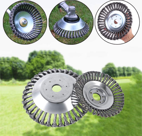 Spazzola per decespugliatore disco da diserbo in acciaio zincato, rimuovi erbacce, muschio e rovi Fai da te/Attrezzi elettrici da giardinaggio/Accessori per utensili elettrici/Accessori per decespugliatori La Zappa - Altamura, Commerciovirtuoso.it