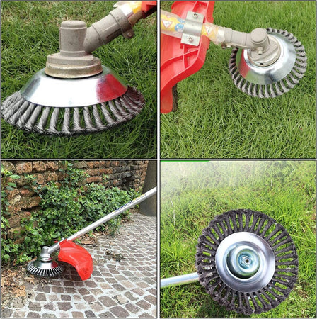 Spazzola per decespugliatore disco da diserbo in acciaio zincato, rimuovi erbacce, muschio e rovi Fai da te/Attrezzi elettrici da giardinaggio/Accessori per utensili elettrici/Accessori per decespugliatori La Zappa - Altamura, Commerciovirtuoso.it