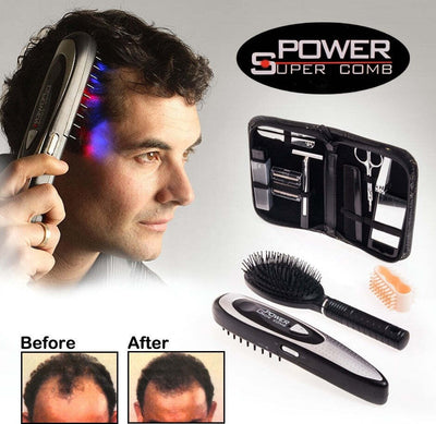 SPAZZOLA PETTINE LASER ANTI CADUTA CAPELLI ELETTRONICA GROW COMB PER UOMO DONNA Bellezza/Cura dei capelli/Strumenti per lo styling/Modellatori ad aria calda Trade Shop italia - Napoli, Commerciovirtuoso.it