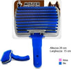 Spazzola Pettine Per Cani Gatti Animali Con Tasto Espulsione Peli Colore Blu Prodotti per animali domestici/Cani/Accessori per toilette/Spazzole Trade Shop italia - Napoli, Commerciovirtuoso.it