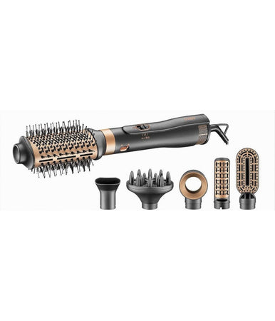 Spazzola Piastra Asciugacapelli Ad Aria Calda 6in1 V-491 Styler Multifunzionale