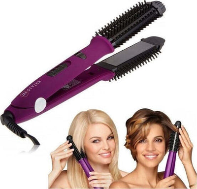 Spazzola Piastra Elettrica Liscia Capelli Crea Ricci Onde Ionic 2 In 1 Styler Bellezza/Cura dei capelli/Strumenti per lo styling/Piastre per capelli Trade Shop italia - Napoli, Commerciovirtuoso.it