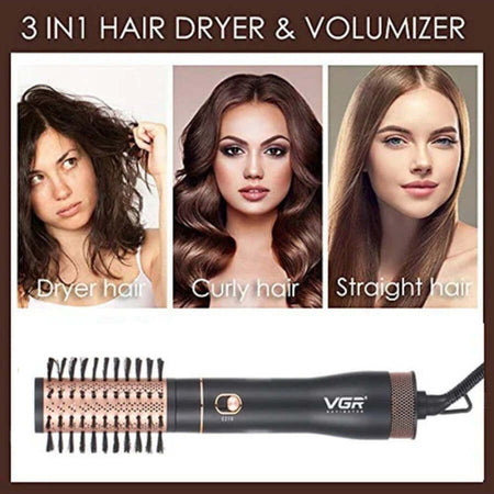Spazzola-Piastra-Termica-Styler-Ad-Aria-Calda-Asciuga-Arriccia-Capelli-Vgr-V-559