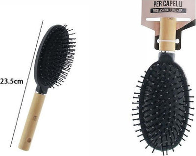 Spazzola Pneumatica Con Manico Legno Acconciatura Capelli Professionale 23,5 Cm Salute e Bellezza > Cura dei Capelli > Spazzole per capelli Trade Shop italia - Napoli, Commerciovirtuoso.it