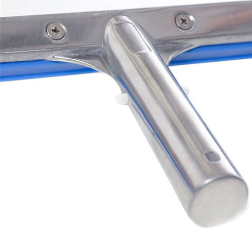 Spazzola professionale per pulizia fondo e parete piscina con rinforzo in alluminio 46 cm