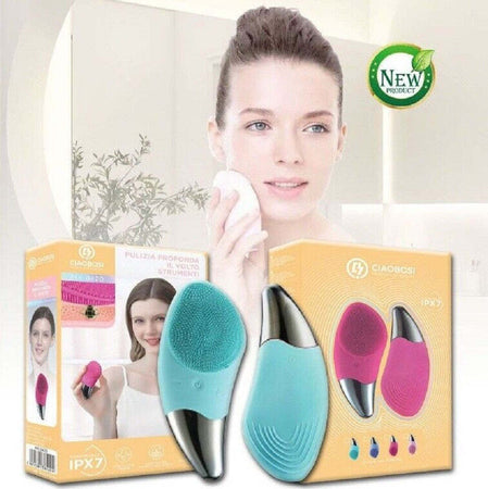 Spazzola Pulizia Profonda Viso Elettrica Facciale Detergente Massaggio Mx-8420 Bellezza/Accessori e strumenti di bellezza/Strumenti per la cura della pelle/Applicatori e spazzole detergenti/Spazzole e dispositivi per pulizia viso Trade Shop italia - Napoli, Commerciovirtuoso.it