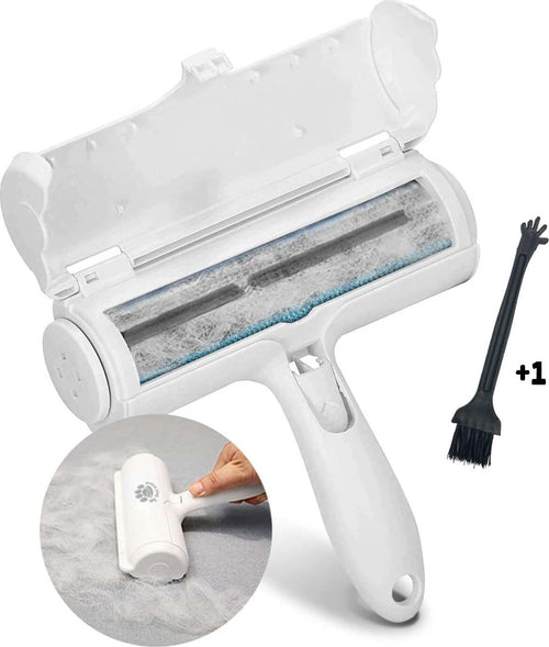 Spazzola Rimuovi Peli A Rullo Con Contenitore Per Cani E Gatti Animali Domestici Prodotti per animali domestici/Cani/Accessori per toilette/Guanti e rulli per rimozione peli Trade Shop italia - Napoli, Commerciovirtuoso.it