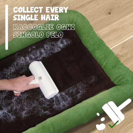 Spazzola Rimuovi Peli A Rullo Con Contenitore Per Cani E Gatti Animali Domestici Prodotti per animali domestici/Cani/Accessori per toilette/Guanti e rulli per rimozione peli Trade Shop italia - Napoli, Commerciovirtuoso.it