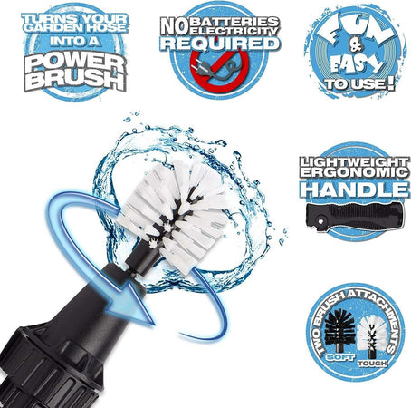 SPAZZOLA ROTANTE ACQUA PULISCI MOTO AUTO BICICLETTA LAVAGGIO CERCHIONI BRUSHHERO Auto e Moto/Cura auto e moto/Cura cerchioni/Spazzole cerchioni Trade Shop italia - Napoli, Commerciovirtuoso.it