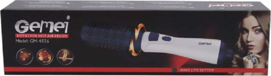 Spazzola-Rotante-Ad-Aria-Calda-Asciugacapelli-Styler-Capelli-Gm-4826-1000w-Piastra