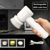 Spazzola Rotante Elettrica Per Pulizia Multifunzione Con 3 Testine Bagno Cucina Bellezza/Cura dei capelli/Strumenti per lo styling/Modellatori ad aria calda Trade Shop italia - Napoli, Commerciovirtuoso.it