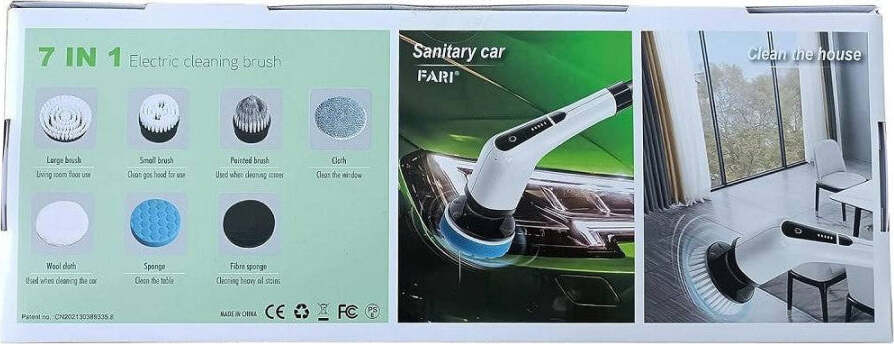Spazzola-Rotante-Pulizia-Elettrica-A-Batteria-7-Teste-Per-Bagno-Cucina-Piastrelle