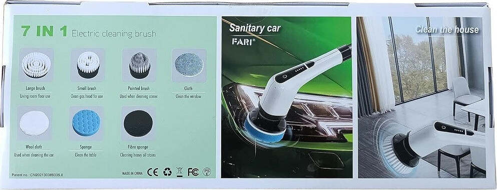 Spazzola Rotante Pulizia Elettrica A Batteria 7 Teste Per Bagno Cucina Piastrelle Casa e cucina/Detergenti e prodotti per la pulizia/Strumenti di pulizia/Pagliette e spazzole per pulire Trade Shop italia - Napoli, Commerciovirtuoso.it
