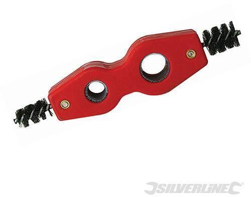Spazzola Silverline per sbavatura e pulitura di tubi in rame 15 e 22 mm