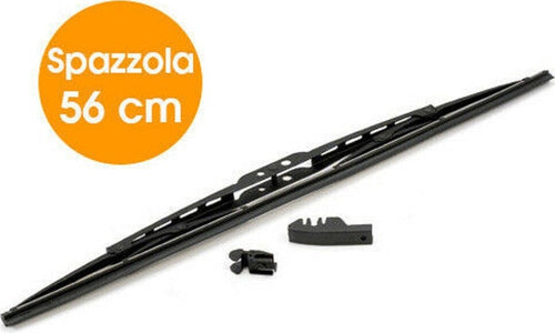 Spazzola Tergicristallo Standard Singola Per Auto In Metallo E Gomma 56 Cm Auto e Moto/Parti per auto/Tergicristalli e parti/Spazzole di ricambio Trade Shop italia - Napoli, Commerciovirtuoso.it