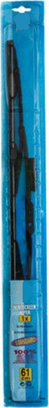 Spazzola Tergicristallo Standard Singola Per Auto In Metallo E Gomma 61 Cm Auto e Moto/Parti per auto/Tergicristalli e parti/Spazzole di ricambio Trade Shop italia - Napoli, Commerciovirtuoso.it