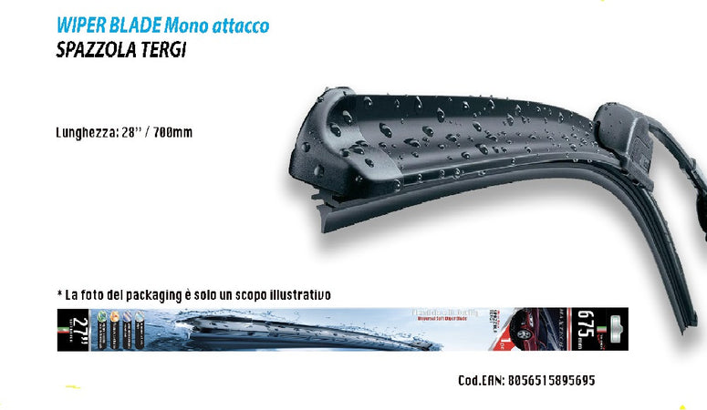 Spazzola Tergicristallo Universale Per Auto 700 Mm 28'' Maxtech Ter-cr028 Auto e Moto/Parti per auto/Tergicristalli e parti/Spazzole di ricambio Trade Shop italia - Napoli, Commerciovirtuoso.it