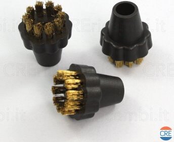 Spazzolini-x3-Setole-in-Ottone-per-Lecoaspira,-Unico,-Vaporetto