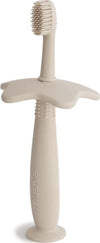 Spazzolino da denti da allenamento Mushie beige Salute e cura della persona/Cura di bambini e neonati/Igiene dentale/Igiene dentale prima infanzia/Spazzolini da denti La Casa Del Bebè - Napoli, Commerciovirtuoso.it