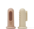 Spazzolino da Denti per Dita Mushie Blush/Shifting Sand Salute e cura della persona/Cura di bambini e neonati/Igiene dentale/Igiene dentale prima infanzia/Spazzolini da denti La Casa Del Bebè - Napoli, Commerciovirtuoso.it