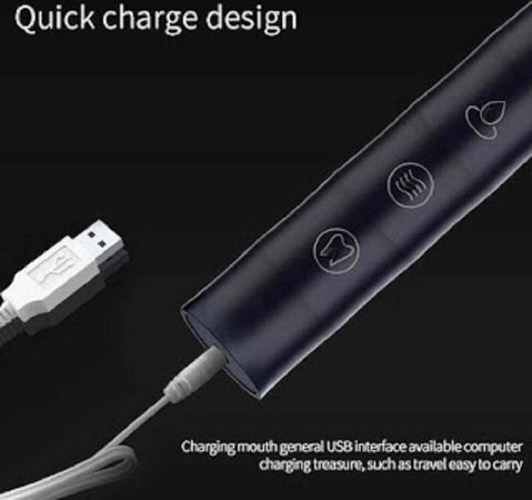 Spazzolino Denti Elettrico Sonico Batteria Ricaricabile Usb Con 3 Testine Tx-9528 Salute e cura della persona/Igiene dentale/Spazzolini da denti e accessori/Spazzolini da denti elettrici e accessori/Spazzolini da denti elettrici/Spazzolini rotanti Trade Shop italia - Napoli, Commerciovirtuoso.it