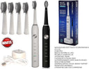 Spazzolino-Elettrico-Ricaricabile-A-Batteria-5-Modalità-Di-Pulizia-Denti-Testine