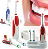 Spazzolino Per Denti Elettrico Con Testine Intercambiabili Corpo Impermeabile Salute e cura della persona/Igiene dentale/Spazzolini da denti e accessori/Spazzolini da denti elettrici e accessori/Spazzolini da denti elettrici/Spazzolini rotanti Trade Shop italia - Napoli, Commerciovirtuoso.it