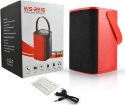 Speaker Altoparlante Cassa Bluetooth Ws-2616 Aux Radio Fm Usb Tf Mp3 Elettronica/Audio e video portatile/Accessori/Casse portatili e Docking Station con altoparlanti/Casse portatili Bluetooth Trade Shop italia - Napoli, Commerciovirtuoso.it