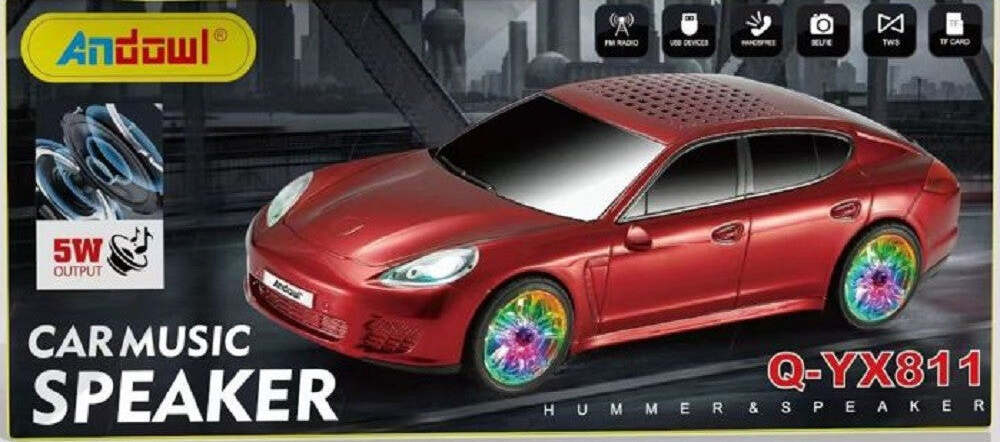 Speaker Altoparlante Musicale Wireless Forma D'auto 5w Usb/tf Mp3 Radio Q-yx811 Elettronica/Audio e video portatile/Radio portatili Boombox Trade Shop italia - Napoli, Commerciovirtuoso.it