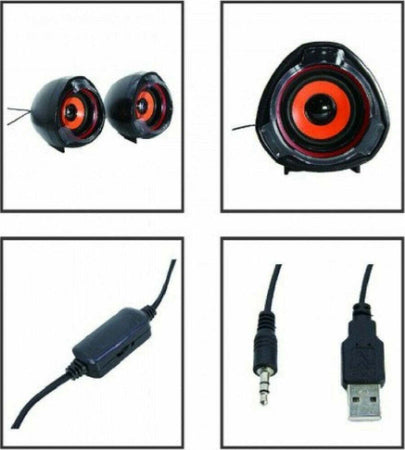 Speaker Altoparlanti Stereo Per Computer Pc 2.0 Cablato Cavo Usb Aux 3,5mm Q87 Elettronica/Home Audio e Hi-Fi/Altoparlanti/Sistemi di altoparlanti Trade Shop italia - Napoli, Commerciovirtuoso.it