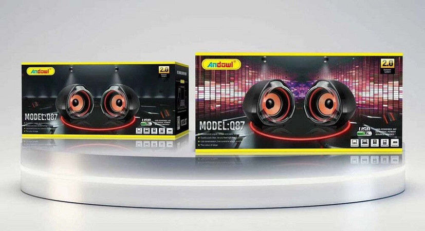 Speaker Altoparlanti Stereo Per Computer Pc 2.0 Cablato Cavo Usb Aux 3,5mm Q87 Elettronica/Home Audio e Hi-Fi/Altoparlanti/Sistemi di altoparlanti Trade Shop italia - Napoli, Commerciovirtuoso.it