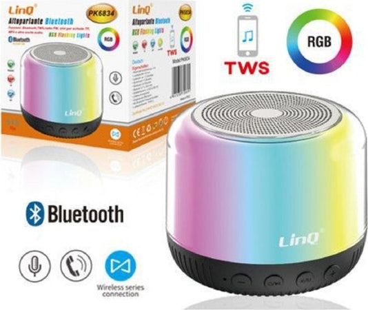 Speaker-Bluetooth-Rgb-Portatile-Pk6834-Cassa-Altoparlante-Con-Luce-Led-Wireless