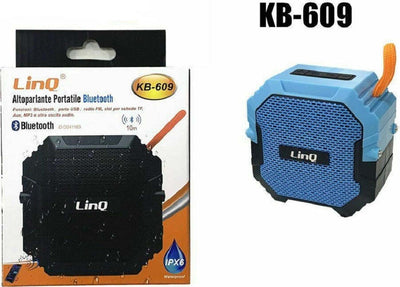 Speaker Cassa Bluetooth Portatile Impermeabile Usb Radio Fm Tf Linq Kb-609 Elettronica e telefonia > Accessori Audio e Video > Casse Portatili Trade Shop italia - Napoli, Commerciovirtuoso.it