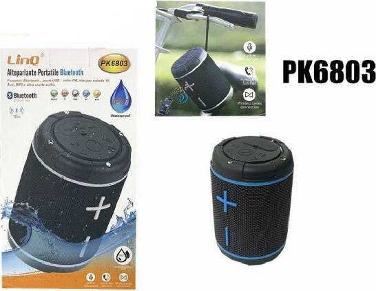 Speaker-Cassa-Bluetooth-Portatile-Impermeabile-Usb-Radio-Fm-Tf-Linq-Pk6803