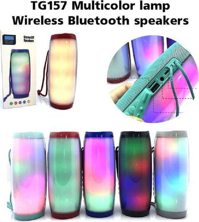 Speaker Portatile Cassa Bluetooth Tg-157 Luce Colorate Led Usb Tf Vivavoce Elettronica e telefonia > Accessori Audio e Video > Casse Portatili Trade Shop italia - Napoli, Commerciovirtuoso.it