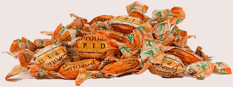 Specchiasol - Caramelle E.P.I.D. - Gusto arancia con Rosa Canina 100gr.
