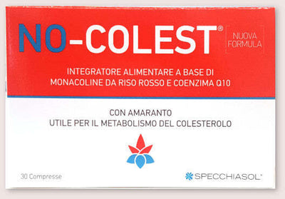 Specchiasol - No Colest® Omegasol Integratore Alimentare Mantenimento Di Normali Livelli Di Colesterolo Nel Sangue