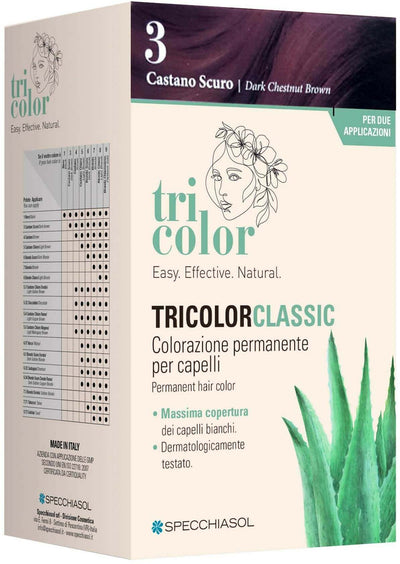 Specchiasol Tricolor Classic N 3 Castano Scuro Colorazione Permanente Capelli