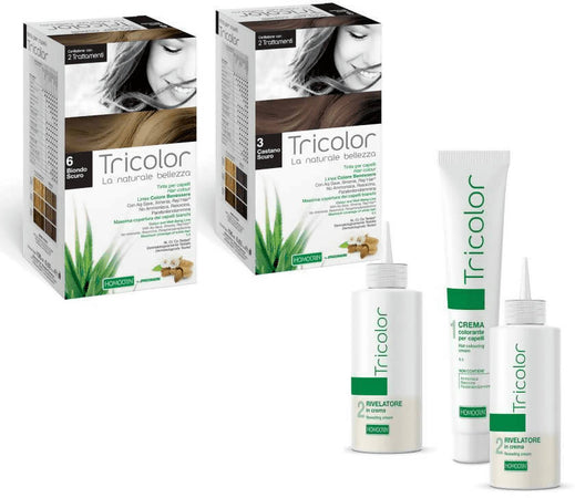 Specchiasol Tricolor Tinta Per Capelli Senza Ammoniaca 100% Copertura Capelli Bianchi