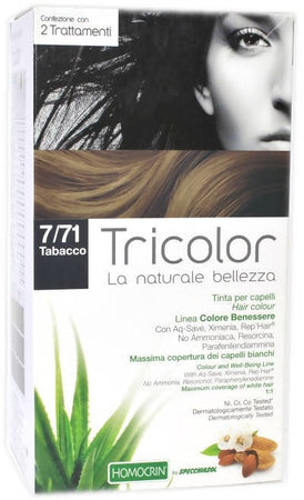 Specchiasol Tricolor Tinta Per Capelli Senza Ammoniaca 100% Copertura Capelli Bianchi